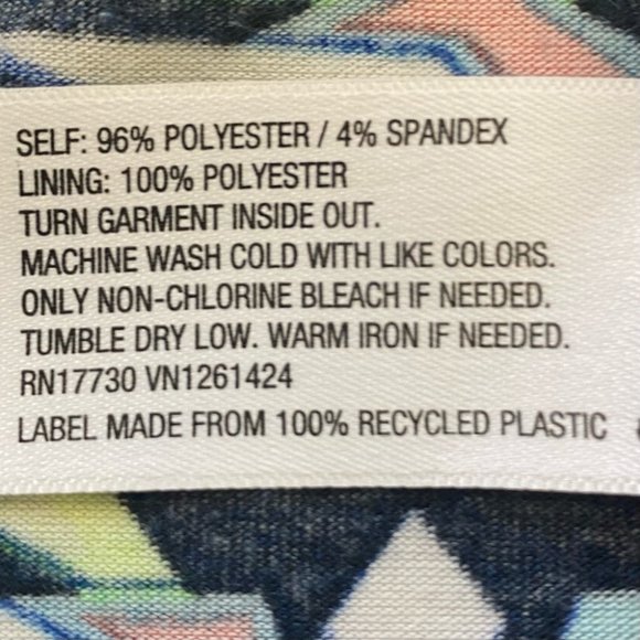 Xhilaration Long Neon Geo Strapless/Strapped Back - Picture 10 of 13